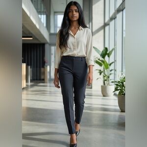 Talbots Navy Blue Women's Tailored Dress Pants